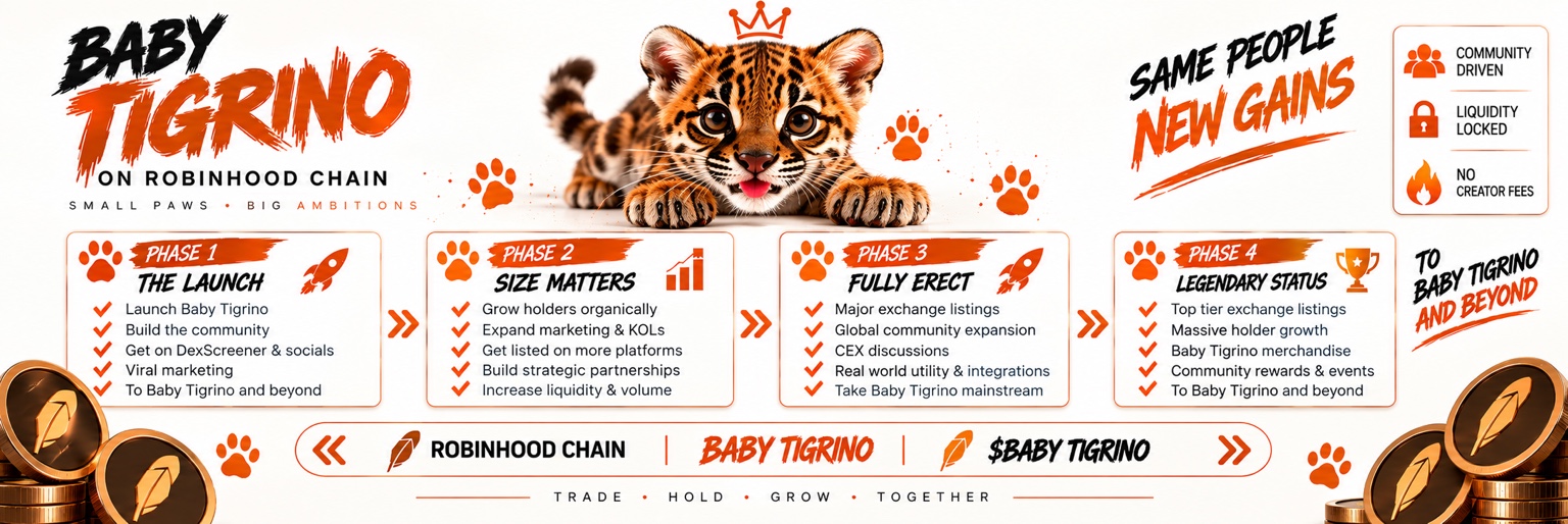 Baby Tigrino roadmap